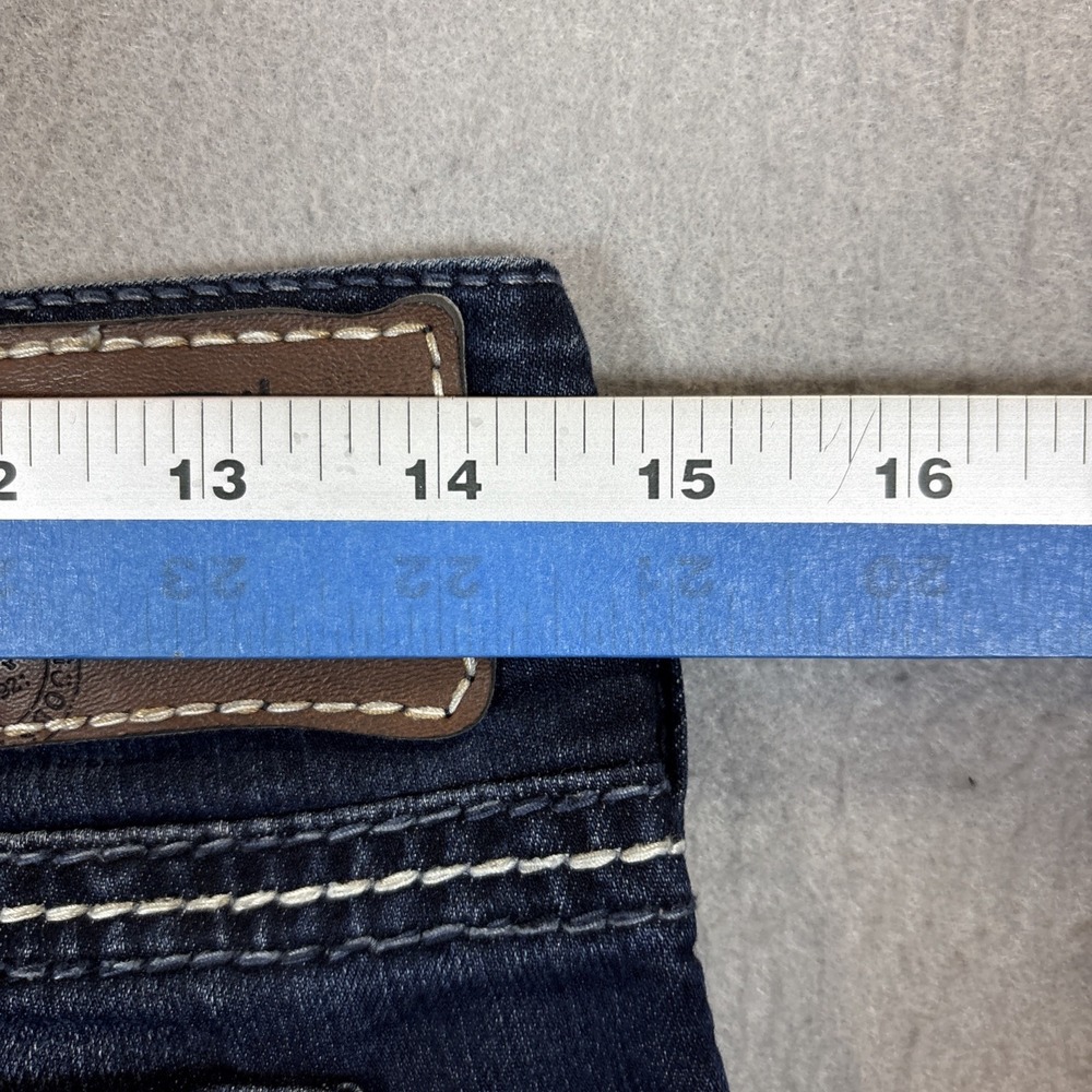 Silver Jeans Women’s 27x27 (Hemmed from 27x33) Dark Blue Frances Dark Wash - Picture 6 of 9